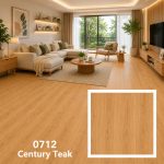 ไม้พื้นลามิเนต หนา 12 มม. 0712 Century Teak