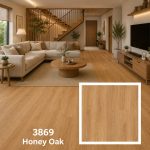 ไม้พื้นลามิเนต หนา 12 มม. 3869 Honey Oak