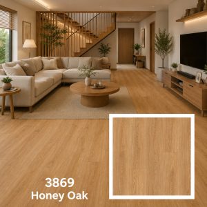 ไม้พื้นลามิเนต หนา 12 มม. 3869 Honey Oak