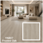 ไม้พื้น SPC หนา 4 มม. YN807 Frosted Oak