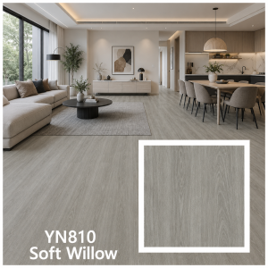 ไม้พื้น SPC หนา 4 มม. YN810 Soft Willow