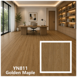 ไม้พื้น SPC หนา 4 มม. YN811 Golden Maple