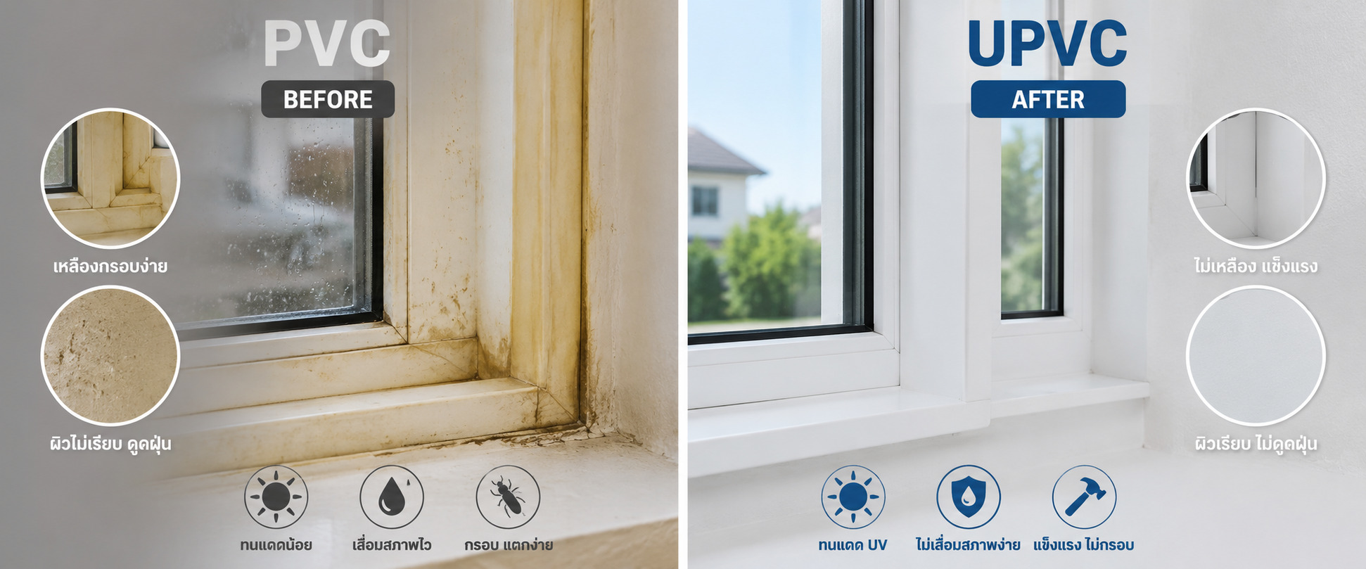 UPVC Before and After